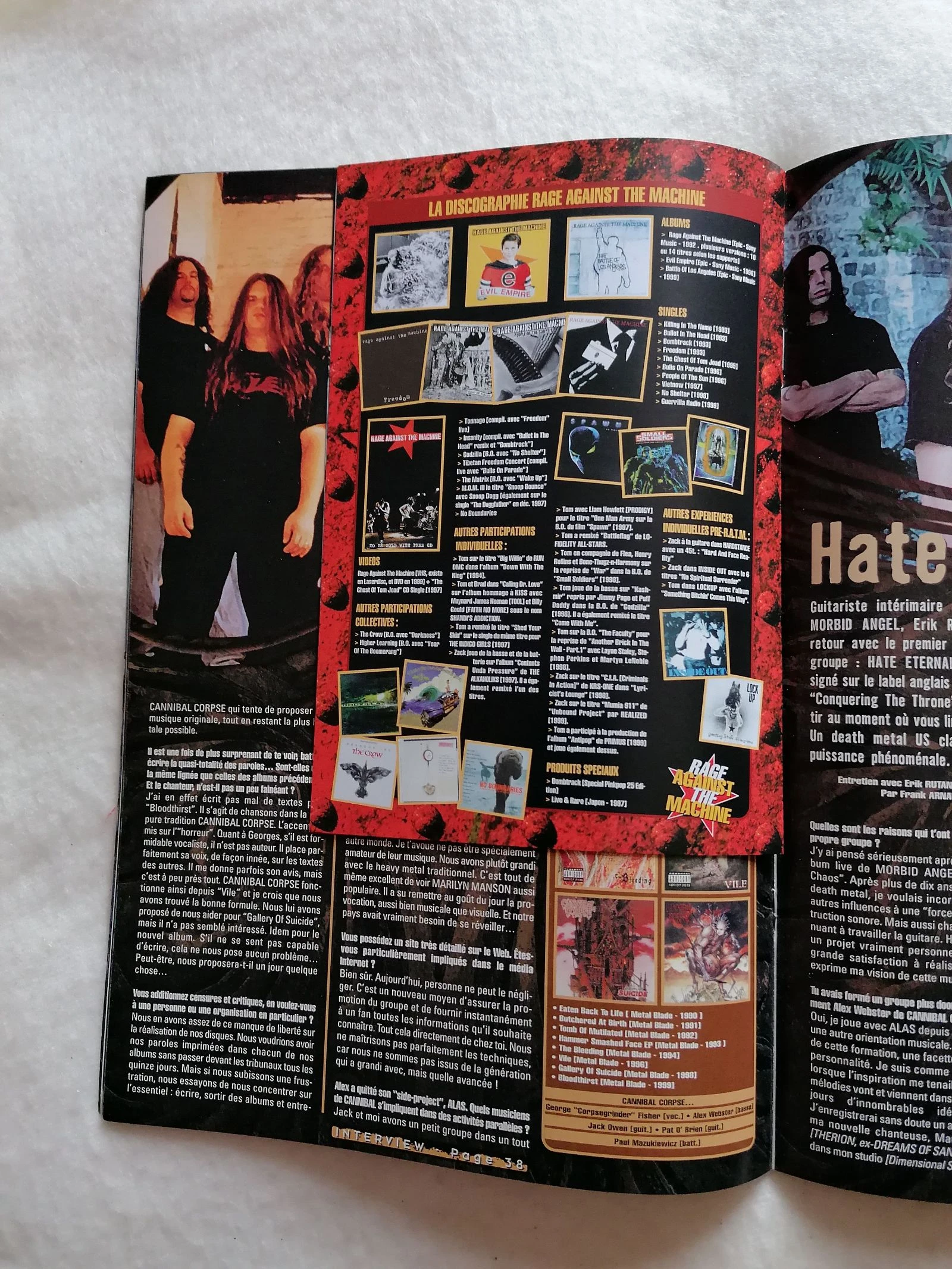 Magazine Hard Force 1999 Metallica – photo 4